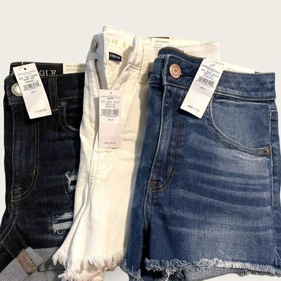 (3) NWT American Eagle bundle. Shorts size 2